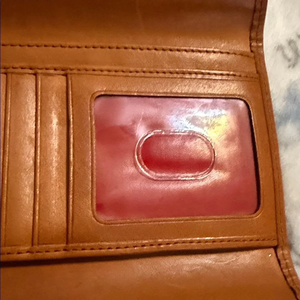 Dooney & Bourke DB75 multi-color slim wallet EUC - Picture 16 of 16